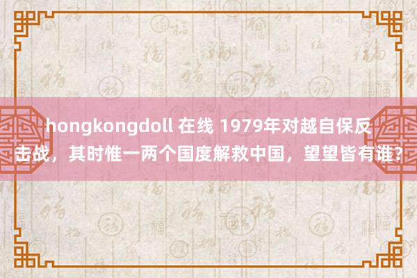 hongkongdoll 在线 1979年对越自保反击战，其时惟一两个国度解救中国，望望皆有谁？